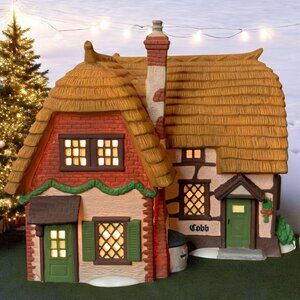 Dept 56 Cobb Cottage Dickens Village Lighted Christmas Building - 1994